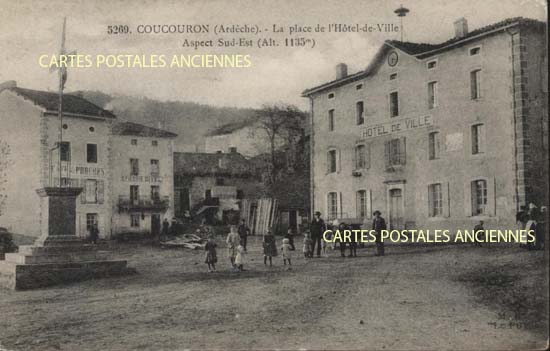 Cartes postales anciennes > CARTES POSTALES > carte postale ancienne > cartes-postales-ancienne.com Auvergne rhone alpes Ardeche Coucouron