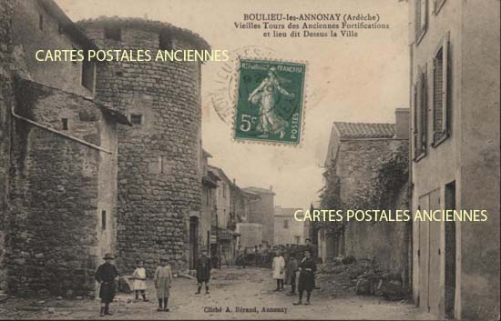 Cartes postales anciennes > CARTES POSTALES > carte postale ancienne > cartes-postales-ancienne.com Auvergne rhone alpes Ardeche Boulieu Les Annonay