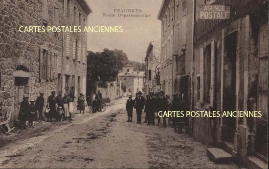 Cartes postales anciennes > CARTES POSTALES > carte postale ancienne > cartes-postales-ancienne.com Auvergne rhone alpes Ardeche Peaugres