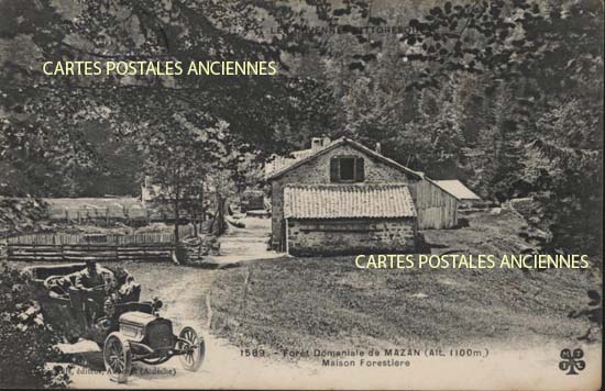 Cartes postales anciennes > CARTES POSTALES > carte postale ancienne > cartes-postales-ancienne.com Cartes rares Mazan L Abbaye