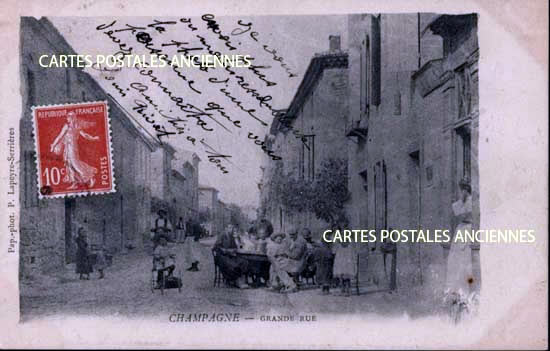 Cartes postales anciennes > CARTES POSTALES > carte postale ancienne > cartes-postales-ancienne.com Ardeche  Champagne