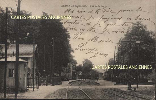 Cartes postales anciennes > CARTES POSTALES > carte postale ancienne > cartes-postales-ancienne.com Auvergne rhone alpes Ardeche Andance
