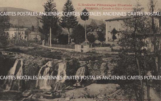 Cartes postales anciennes > CARTES POSTALES > carte postale ancienne > cartes-postales-ancienne.com Auvergne rhone alpes Ardeche Charmes Sur Rhone