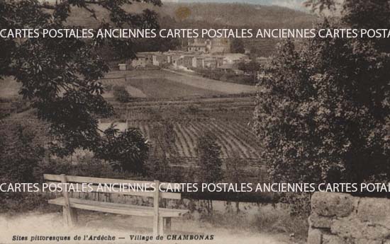 Cartes postales anciennes > CARTES POSTALES > carte postale ancienne > cartes-postales-ancienne.com Auvergne rhone alpes Ardeche Chambonas