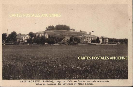 Cartes postales anciennes > CARTES POSTALES > carte postale ancienne > cartes-postales-ancienne.com Auvergne rhone alpes Ardeche Saint Agreve