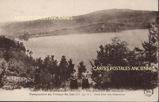 Cartes postales anciennes > CARTES POSTALES > carte postale ancienne > cartes-postales-ancienne.com Ardeche  Le Lac d'Issarles
