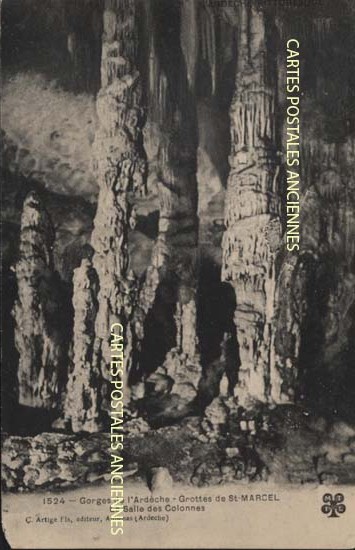 Cartes postales anciennes > CARTES POSTALES > carte postale ancienne > cartes-postales-ancienne.com Ardeche  Saint Marcel d'Ardeche