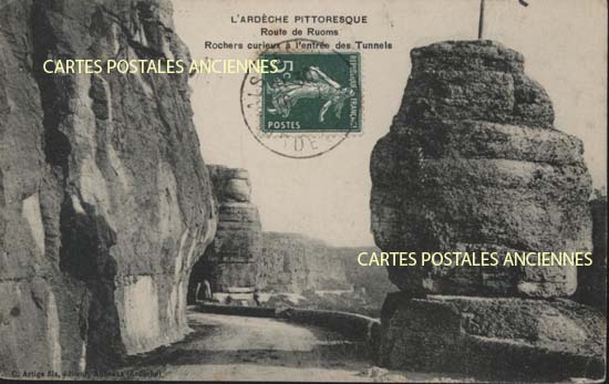 Cartes postales anciennes > CARTES POSTALES > carte postale ancienne > cartes-postales-ancienne.com Ardeche  Ruoms