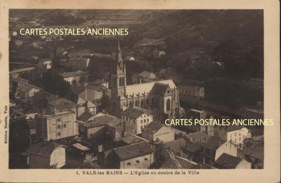 Cartes postales anciennes > CARTES POSTALES > carte postale ancienne > cartes-postales-ancienne.com Ardeche  Vals Les Bains
