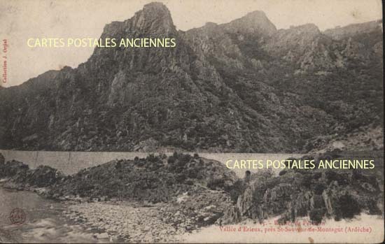 Cartes postales anciennes > CARTES POSTALES > carte postale ancienne > cartes-postales-ancienne.com Auvergne rhone alpes Ardeche Saint Sauveur De Montagut