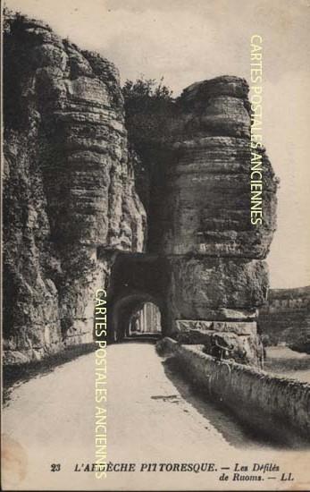 Cartes postales anciennes > CARTES POSTALES > carte postale ancienne > cartes-postales-ancienne.com Ardeche  Ruoms