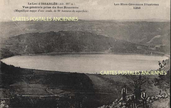 Cartes postales anciennes > CARTES POSTALES > carte postale ancienne > cartes-postales-ancienne.com Ardeche  Le Lac d'Issarles