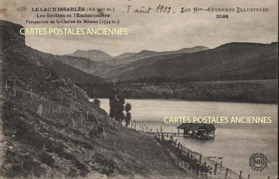 Cartes postales anciennes > CARTES POSTALES > carte postale ancienne > cartes-postales-ancienne.com Ardeche  Le Lac d'Issarles