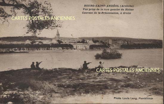 Cartes postales anciennes > CARTES POSTALES > carte postale ancienne > cartes-postales-ancienne.com Auvergne rhone alpes Ardeche Bourg Saint Andeol
