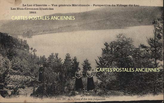 Cartes postales anciennes > CARTES POSTALES > carte postale ancienne > cartes-postales-ancienne.com Ardeche  Le Lac d'Issarles