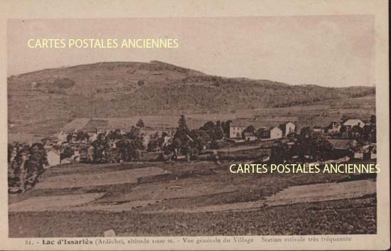 Cartes postales anciennes > CARTES POSTALES > carte postale ancienne > cartes-postales-ancienne.com Auvergne rhone alpes Ardeche Le Lac D Issarles