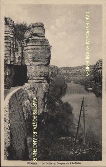 Cartes postales anciennes > CARTES POSTALES > carte postale ancienne > cartes-postales-ancienne.com Ardeche  Ruoms