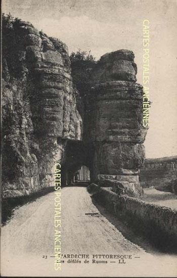 Cartes postales anciennes > CARTES POSTALES > carte postale ancienne > cartes-postales-ancienne.com Ardeche  Ruoms