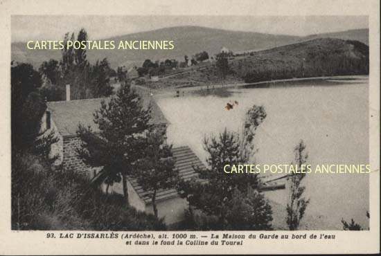 Cartes postales anciennes > CARTES POSTALES > carte postale ancienne > cartes-postales-ancienne.com Ardeche  Le Lac d'Issarles