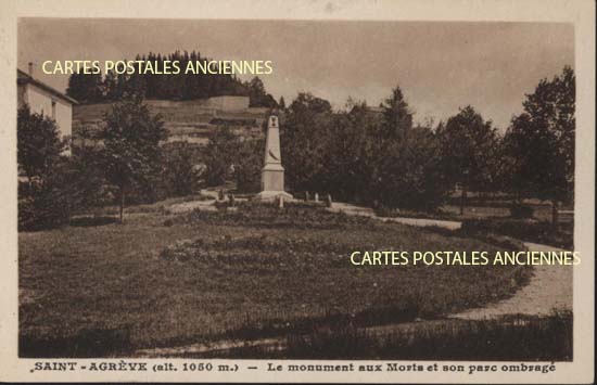 Cartes postales anciennes > CARTES POSTALES > carte postale ancienne > cartes-postales-ancienne.com Ardeche  Saint Agreve