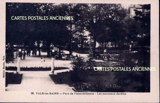 Cartes postales anciennes > CARTES POSTALES > carte postale ancienne > cartes-postales-ancienne.com Ardeche  Vals Les Bains