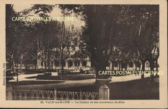 Cartes postales anciennes > CARTES POSTALES > carte postale ancienne > cartes-postales-ancienne.com Ardeche  Vals Les Bains
