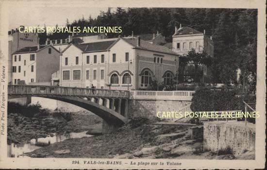 Cartes postales anciennes > CARTES POSTALES > carte postale ancienne > cartes-postales-ancienne.com Ardeche  Vals Les Bains