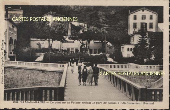 Cartes postales anciennes > CARTES POSTALES > carte postale ancienne > cartes-postales-ancienne.com Ardeche  Vals Les Bains
