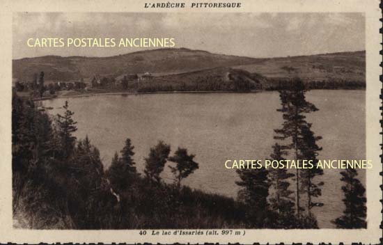 Cartes postales anciennes > CARTES POSTALES > carte postale ancienne > cartes-postales-ancienne.com Auvergne rhone alpes Ardeche Le Lac D Issarles