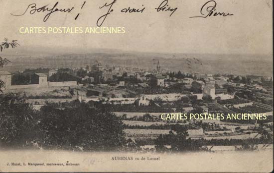 Cartes postales anciennes > CARTES POSTALES > carte postale ancienne > cartes-postales-ancienne.com Ardeche  Aubenas