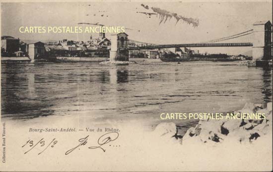 Cartes postales anciennes > CARTES POSTALES > carte postale ancienne > cartes-postales-ancienne.com Auvergne rhone alpes Ardeche Bourg Saint Andeol