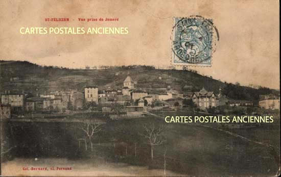 Cartes postales anciennes > CARTES POSTALES > carte postale ancienne > cartes-postales-ancienne.com Auvergne rhone alpes Ardeche Saint Felicien