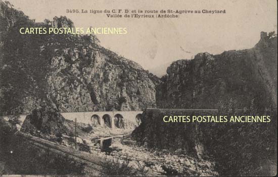 Cartes postales anciennes > CARTES POSTALES > carte postale ancienne > cartes-postales-ancienne.com Auvergne rhone alpes Ardeche Le Cheylard