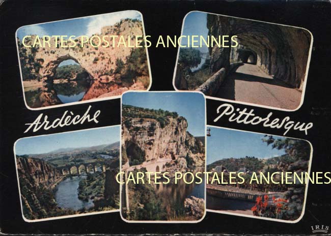 Cartes postales anciennes > CARTES POSTALES > carte postale ancienne > cartes-postales-ancienne.com Ardeche  Vallon Pont d'Arc