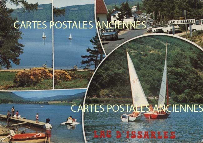 Cartes postales anciennes > CARTES POSTALES > carte postale ancienne > cartes-postales-ancienne.com Ardeche  Le Lac d'Issarles