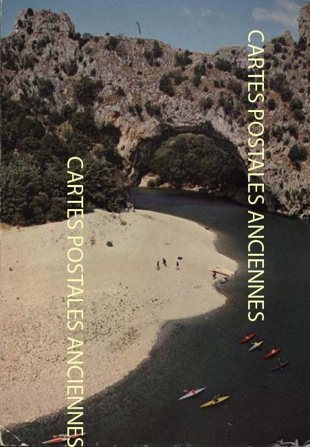 Cartes postales anciennes > CARTES POSTALES > carte postale ancienne > cartes-postales-ancienne.com Ardeche  Vallon Pont d'Arc