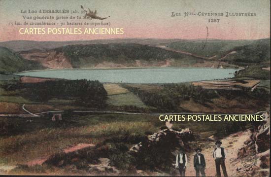 Cartes postales anciennes > CARTES POSTALES > carte postale ancienne > cartes-postales-ancienne.com Ardeche  Le Lac d'Issarles