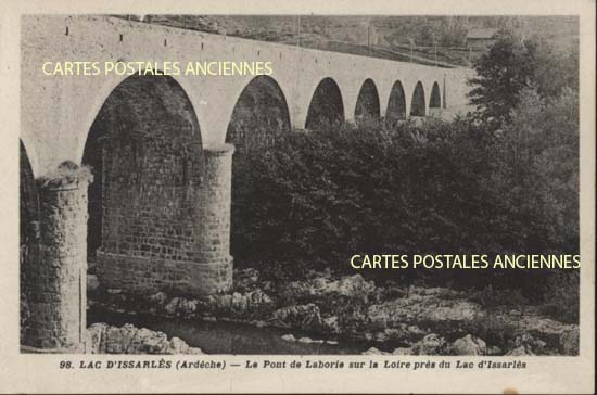 Cartes postales anciennes > CARTES POSTALES > carte postale ancienne > cartes-postales-ancienne.com Ardeche  Le Lac d'Issarles