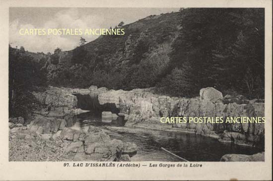 Cartes postales anciennes > CARTES POSTALES > carte postale ancienne > cartes-postales-ancienne.com Auvergne rhone alpes Ardeche Le Lac D Issarles