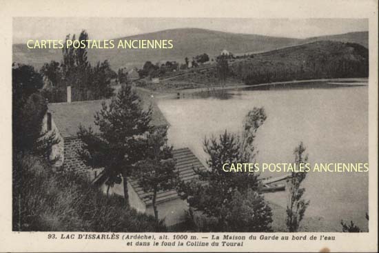 Cartes postales anciennes > CARTES POSTALES > carte postale ancienne > cartes-postales-ancienne.com Ardeche  Le Lac d'Issarles