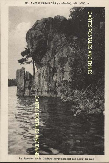 Cartes postales anciennes > CARTES POSTALES > carte postale ancienne > cartes-postales-ancienne.com Auvergne rhone alpes Ardeche Le Lac D Issarles