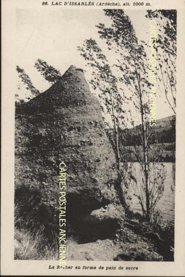 Cartes postales anciennes > CARTES POSTALES > carte postale ancienne > cartes-postales-ancienne.com Ardeche  Le Lac d'Issarles