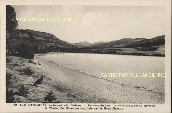Cartes postales anciennes > CARTES POSTALES > carte postale ancienne > cartes-postales-ancienne.com Ardeche  Le Lac d'Issarles