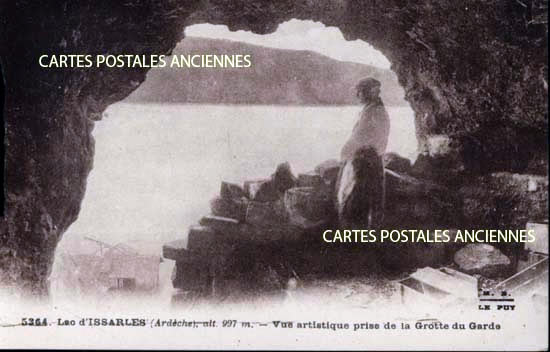 Cartes postales anciennes > CARTES POSTALES > carte postale ancienne > cartes-postales-ancienne.com Auvergne rhone alpes Ardeche Le Lac D Issarles