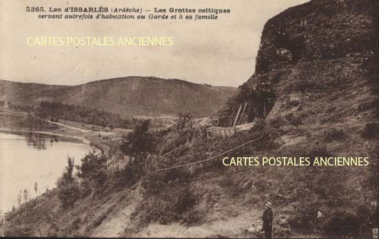 Cartes postales anciennes > CARTES POSTALES > carte postale ancienne > cartes-postales-ancienne.com Ardeche  Le Lac d'Issarles