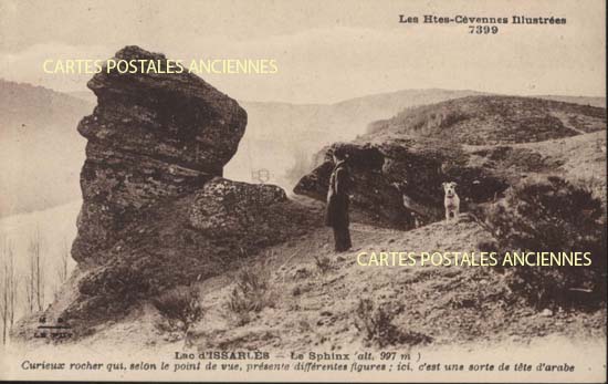 Cartes postales anciennes > CARTES POSTALES > carte postale ancienne > cartes-postales-ancienne.com Auvergne rhone alpes Ardeche Le Lac D Issarles