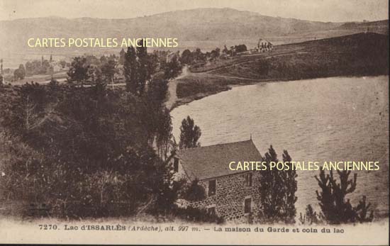 Cartes postales anciennes > CARTES POSTALES > carte postale ancienne > cartes-postales-ancienne.com Ardeche  Le Lac d'Issarles