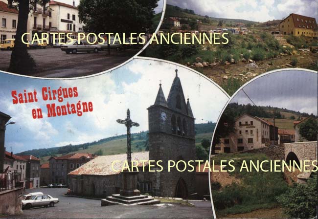 Cartes postales anciennes > CARTES POSTALES > carte postale ancienne > cartes-postales-ancienne.com Auvergne rhone alpes Ardeche Saint Cirgues En Montagne