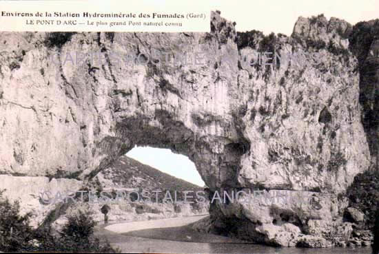 Cartes postales anciennes > CARTES POSTALES > carte postale ancienne > cartes-postales-ancienne.com Ardeche  Vallon Pont d'Arc