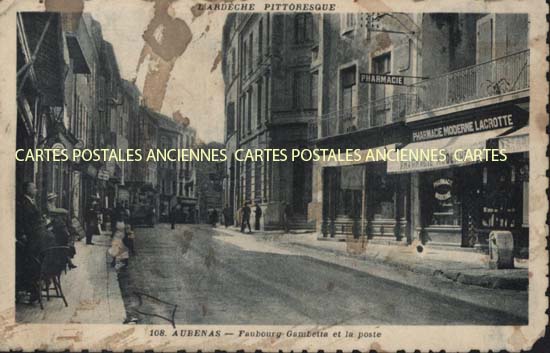 Cartes postales anciennes > CARTES POSTALES > carte postale ancienne > cartes-postales-ancienne.com Ardeche  Aubenas